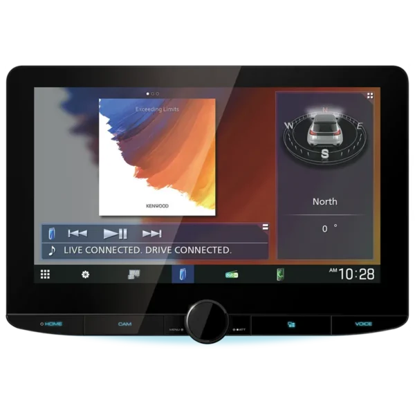 Kenwood DMX9720XDS car media receiver Black, Grey 200 W