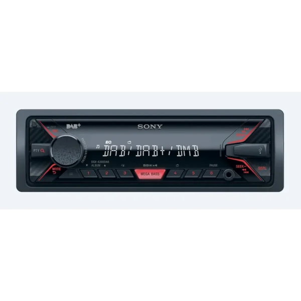 Sony DSX-A300DAB car media receiver Black 220 W