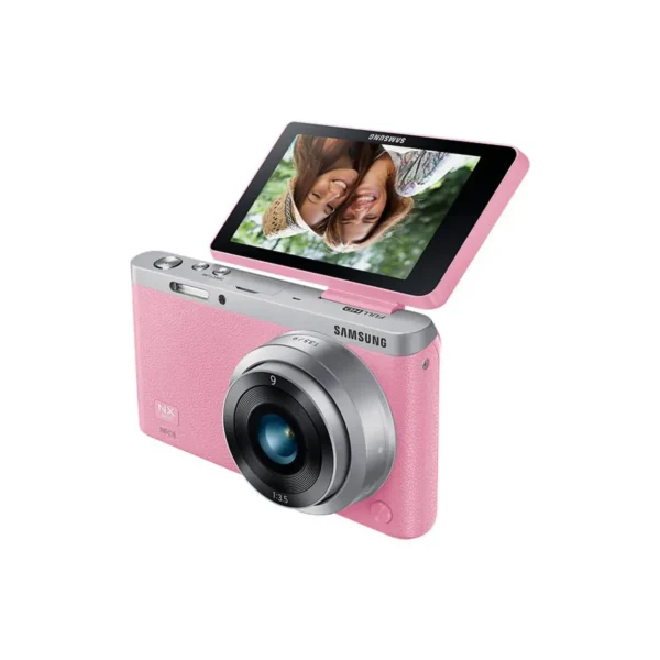 Samsung NX Mini + 9mm MILC 20.5 MP CMOS 5472 x 3648 pixels Pink