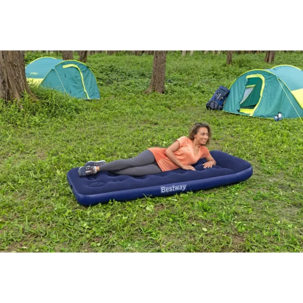 Bestway Air Mattress Jr. Twin with Built-in Foot Pump 1.85 m x 76 cm x 28 cm