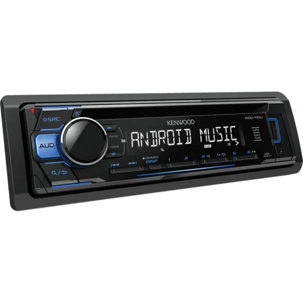 Kenwood KDC-110UB car media receiver Black, Blue 200 W