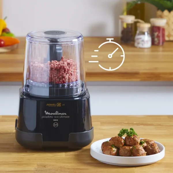 Moulinex DP8108 electric food chopper 0.55 L 1000 W Black