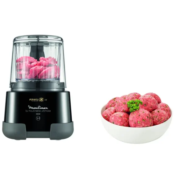 Moulinex DP8108 electric food chopper 0.55 L 1000 W Black