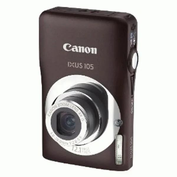 Canon IXUS 105 1/2.3″ Compact camera 12.1 MP CCD 4000 x 3000 pixels Brown, Silver