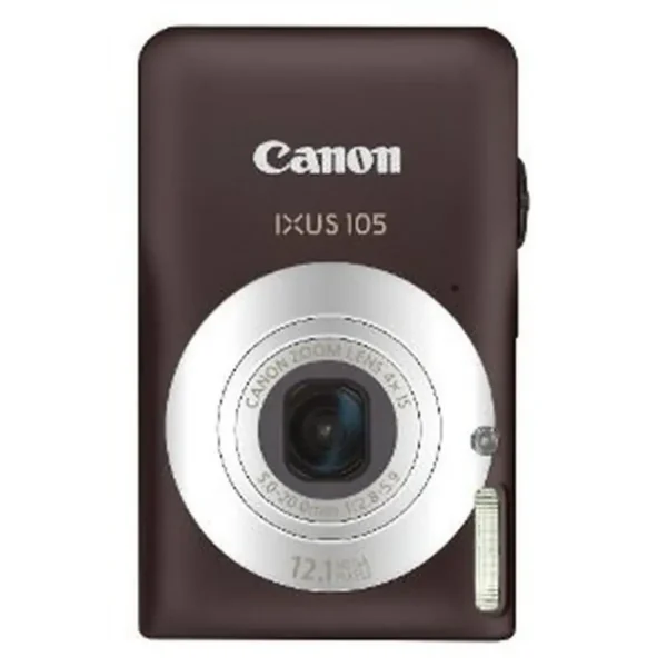 Canon IXUS 105 1/2.3″ Compact camera 12.1 MP CCD 4000 x 3000 pixels Brown, Silver