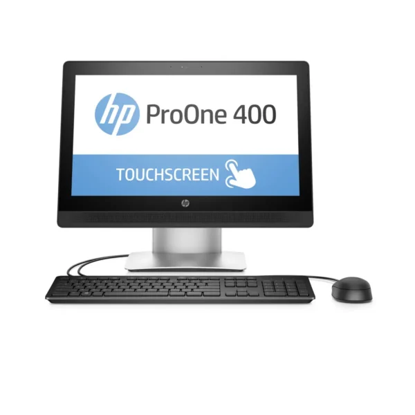 HP ProOne 400 G2 Intel® Core™ i3 i3-6100T 50.8 cm (20″) 1600 x 900 pixels Touchscreen All-in-One PC 4 GB DDR4-SDRAM 500 GB HDD Windows 10 Pro Wi-Fi 4 (802.11n) Silver