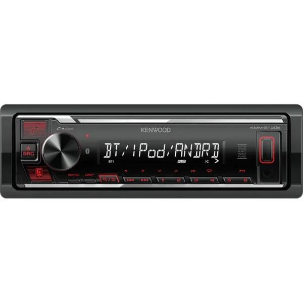 Kenwood KMM-BT205 car media receiver Black 200 W Bluetooth
