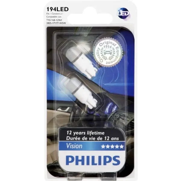 Philips VisionLED 127996000KB2 car light bulb T10 1 W LED
