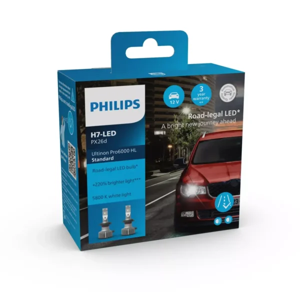 Philips Ultinon Pro6000 Standard 11972U60SX2 Car-headlight bulb