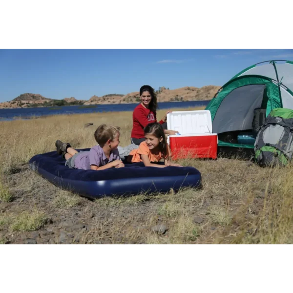 Bestway Flocked Air Bed with AC Air Pump / Twin