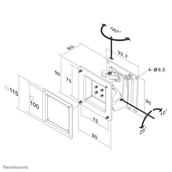 Neomounts tv wall mount