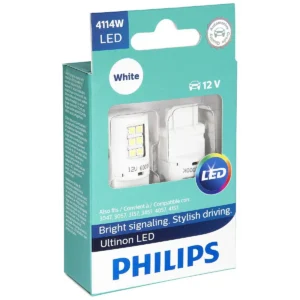 Philips 4114ULWX2 car light bulb P27/7 LED