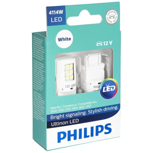 Philips 4114ULWX2 car light bulb P27/7 LED