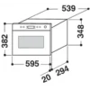 Whirlpool AMW 499 IX Stainless steel Built-in 22 L 750 W