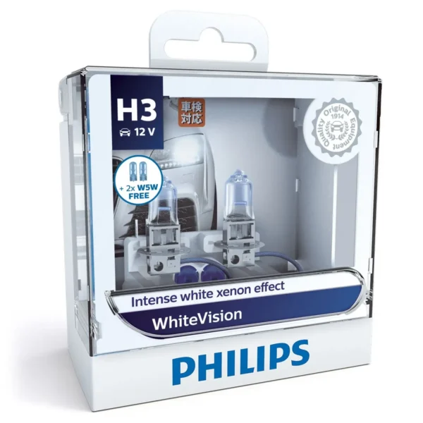 Philips WhiteVision 12336WHVSM car light bulb H3 55 W Halogen