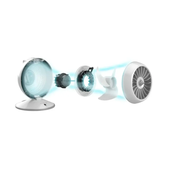 Rowenta HQ7112 Indoor White, Silver Fan electric space heater