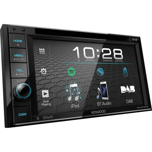 Kenwood DDX4019DAB car media receiver Black 200 W Bluetooth