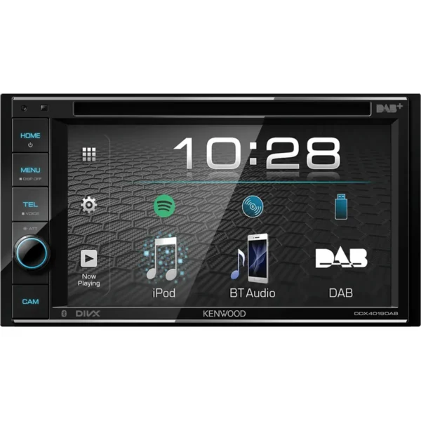 Kenwood DDX4019DAB car media receiver Black 200 W Bluetooth