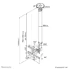 Neomounts FPMA-C100 Monitor/TV mount ceiling 10-30″ – h 79-129 cm