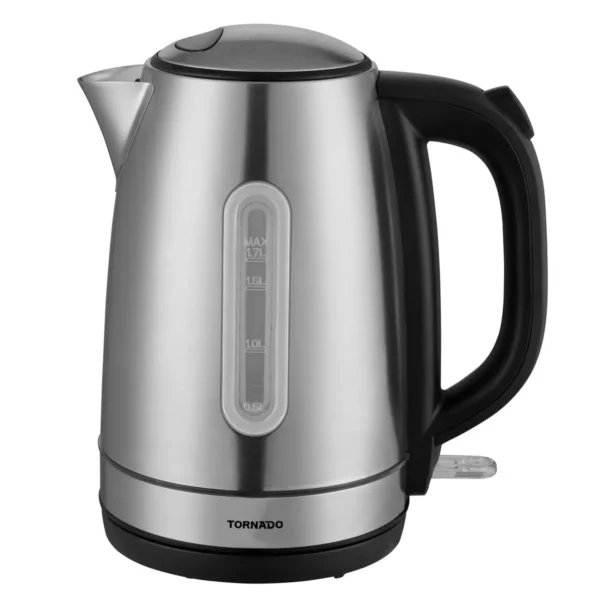 TORNADO TKE-01401ZA-GS | 1.7L Stainless Steel Electric Kettle With LED Ring