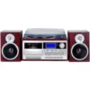 Trevi TT 1070 E Direct drive audio turntable Silver, Wood Semi Automatic