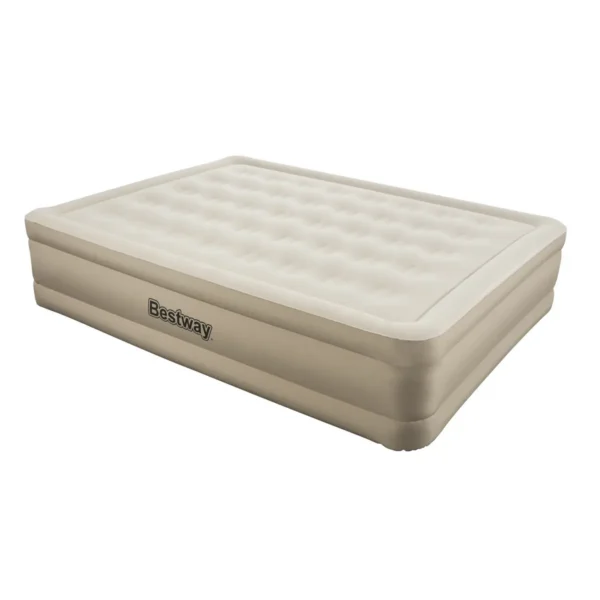 Bestway 80″ x 60″x 17″/2.03m x 1.52m x 43cm Essence Fortech Airbed (Queen) with Built-in AC pump