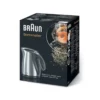 Braun WK 600 electric kettle 1.7 L 2200 W Stainless steel