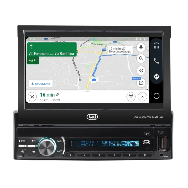 Trevi 200W DAB FM CAR RADIO WITH 7″ MONITOR WIRELESS USB SD AUX-IN MDV 6380 DAB