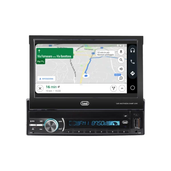 Trevi 200W DAB FM CAR RADIO WITH 7″ MONITOR WIRELESS USB SD AUX-IN MDV 6380 DAB