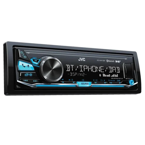 JVC KD-X441DBT car media receiver Black Bluetooth