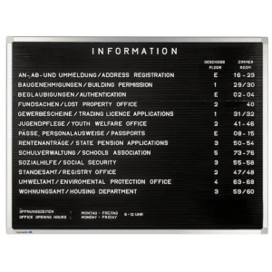 Legamaster PREMIUM letter board 40x60cm horizontal