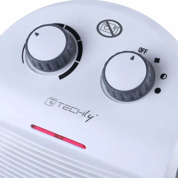 Techly IC-HEAT001 electric space heater Indoor White 2000 W Fan electric space heater
