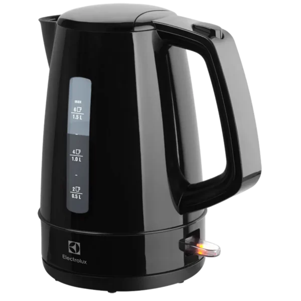 Electrolux EEWA1310 electric kettle 1.5 L 2200 W Black, Silver