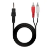 Nanocable 10.24.0305 audio cable 5 m 3.5mm 2 x RCA Black