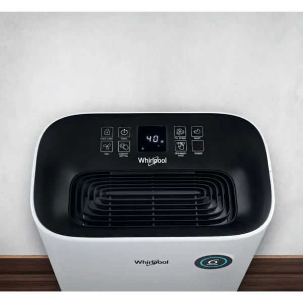 Whirlpool DE20W5252 UK dehumidifier 6.5 L 57 dB White
