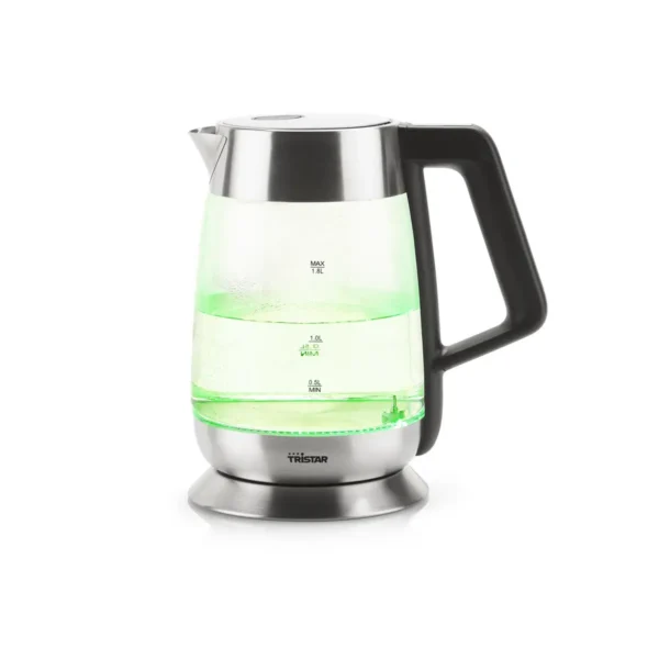 Tristar WK-3375 Glass kettle with multi-color LED and thermostat