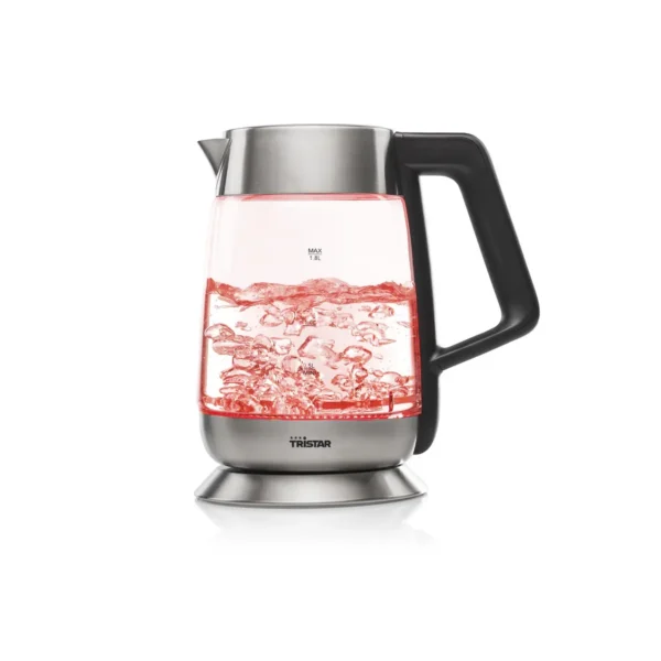 Tristar WK-3375 Glass kettle with multi-color LED and thermostat