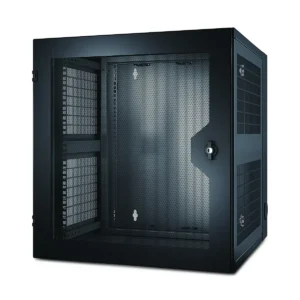 APC NetShelter 13U Wallmount Rack Cabinet Vented Door Double Hinged Server Depth