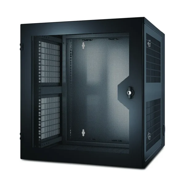APC NetShelter 13U Wallmount Rack Cabinet Vented Door Double Hinged Server Depth