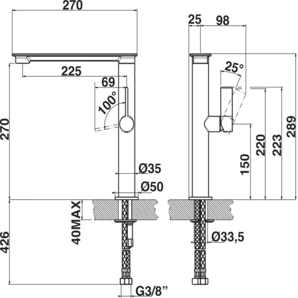 Whirlpool FAF 013 IXL Chrome