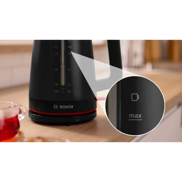 Bosch TWK3M123 electric kettle 1.7 L 2400 W Black