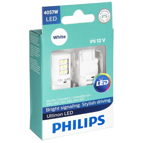 Philips 4057ULWX2 car light bulb P27/7 LED