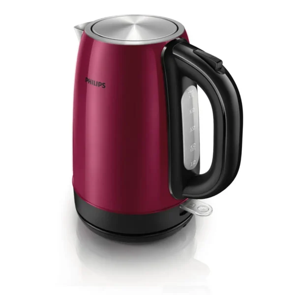 Philips HD9322/33 electric kettle 1.7 L 2200 W Black, Metallic, Red