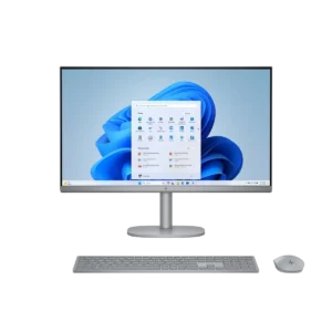 HP OmniStudio X 27-cs0004na Intel Core Ultra 5 125H 68.6 cm (27″) 3840 x 2160 pixels All-in-One PC 16 GB DDR5-SDRAM 1 TB SSD Windows 11 Home Wi-Fi 7 (802.11be) AI PC Silver