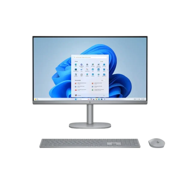 HP OmniStudio X 27-cs0004na Intel Core Ultra 5 125H 68.6 cm (27″) 3840 x 2160 pixels All-in-One PC 16 GB DDR5-SDRAM 1 TB SSD Windows 11 Home Wi-Fi 7 (802.11be) AI PC Silver