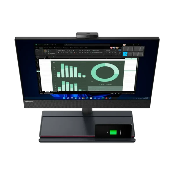 Lenovo ThinkCentre M90a Pro Gen 3 Intel® Core™ i5 i5-12500 60.5 cm (23.8″) 2560 x 1440 pixels All-in-One PC 16 GB DDR5-SDRAM 512 GB SSD Windows 11 Pro Wi-Fi 6E (802.11ax) Black