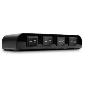 Lindy 70423 audio switch Black