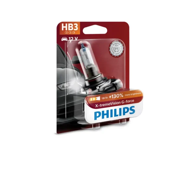 Philips X-tremeVision G-force 9005XVGB1 10 G vibration resistance