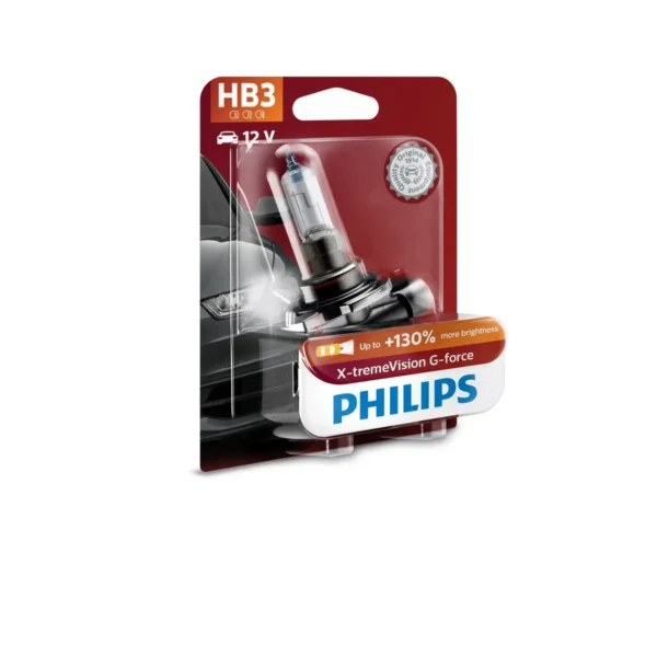 Philips X-tremeVision G-force 9005XVGB1 10 G vibration resistance