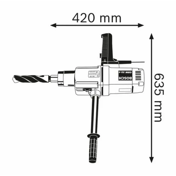 Bosch 0 601 130 203 drill 740 RPM 7.3 kg